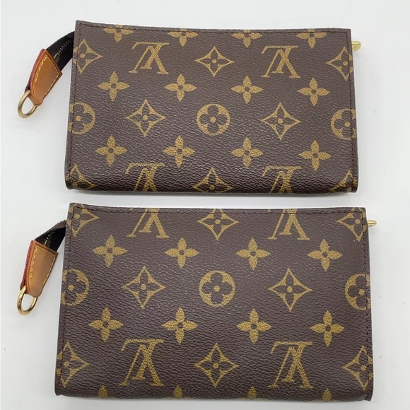 Auth Louis Vuitton Monogram Bucket Pouch M42238 SEt 2 W/B EE100148-1 - Picture 4 of 16